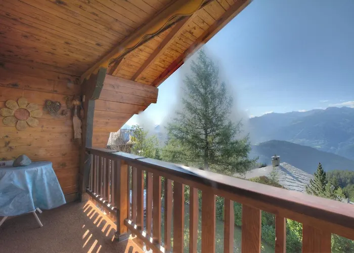 Pas De L Ours 3 Pres Du Centre A Avec Vue Sur Les Alpes Anzère